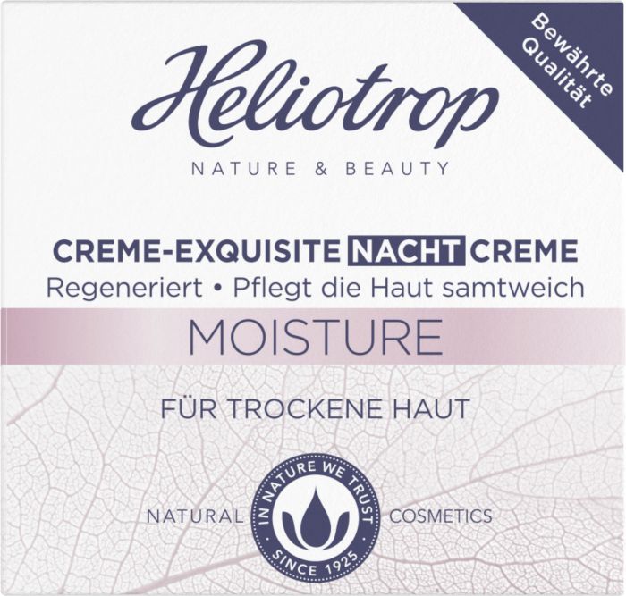 Creme-Exquisite Nachtcreme I Moisture Heliotrop NaturWarenKaufhaus