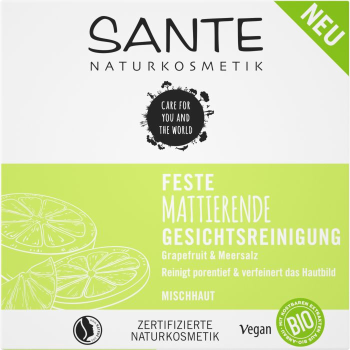 SANTE Feste Mattierende Gesichtsreinigung I NaturWarenKaufhaus