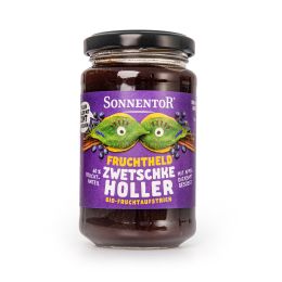 Holler-Zwetschke mit Zimt und Nelken Fruchtaufstrich Fruchtheld® bio