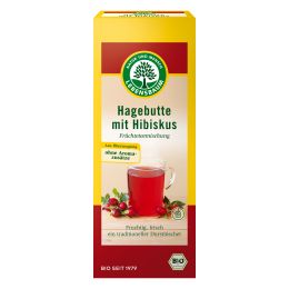 Hagebutte mit Hibiskus Früchtetee bio