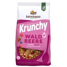 Krunchy Waldbeere alternativ gesüßt 375g bio