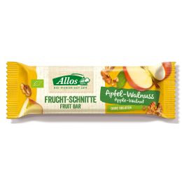 Frucht-Schnitte Apfel Walnuss bio