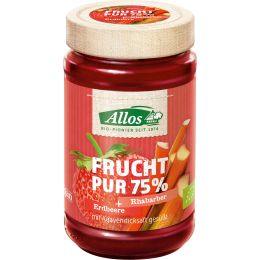 Frucht Pur 75% Erdbeere-Rhabarber bio