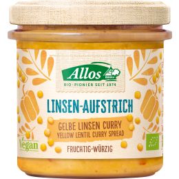 Linsen-Aufstrich Gelbe Linse Curry bio