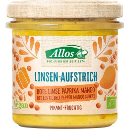Linsen-Aufstrich Rote Linse Paprika Mango bio