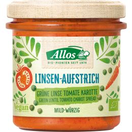Linsen-Aufstrich Grüne Linse Tomate Karotte bio
