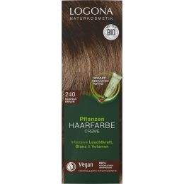 Pflanzenhaarfarbe Creme 240 nougatbraun