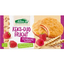 Keks-Duo Frucht Himbeere bio