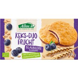 Keks-Duo Frucht Blaubeere bio