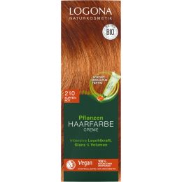 Pflanzenhaarfarbe Creme 210 kupferrot