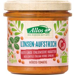 Linsen-Aufstrich Rote Linse Italienische Kräuter bio