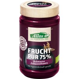 Frucht Pur 75%  Schwarze Johannisbeere bio