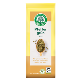 Grüner Pfeffer, ganz bio