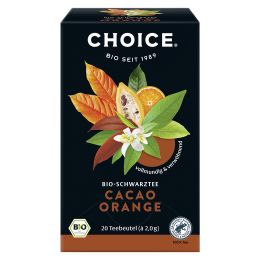 CHOICE® Cacao Orange Schwarztee Bio