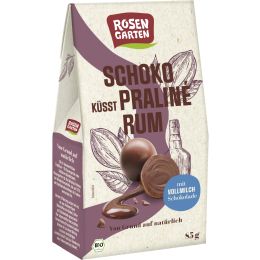 Schoko küsst Praliné Rum bio