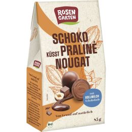 Schoko küsst Praliné Nougat bio