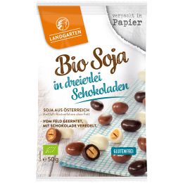 Bio Soja in dreierlei Schokoladen