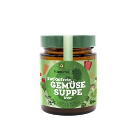 Zuckerfreie Gemüsesuppe, Glas bio