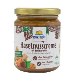 Haselnusscreme mit Erdmandeln bio