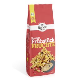 Knusper Frühstück Früchte glutenfrei Bio