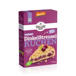 Dinkel Streuselkuchen Demeter bio