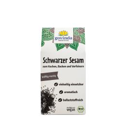 Schwarzer Sesam zum Kochen, Backen und Verfeinern bio