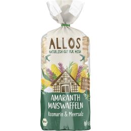 Amaranth Maiswaffeln Rosmarin & Meersalz bio