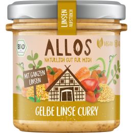 Linsen Aufstrich Gelbe Linse Curry bio