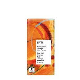 Feine Bitter Orange Schokolade 70% Cacao bio