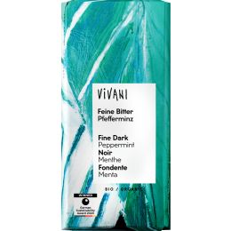 Feine Bitter Pfefferminz Schokolade bio
