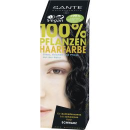 Pflanzenhaarfarbe Schwarz