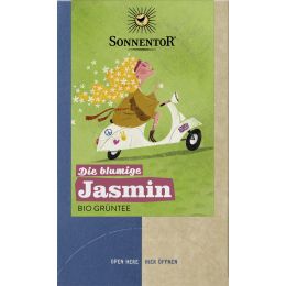 Die blumige Jasmin Tee, Doppelkammerbeutel bio