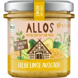 Linsen Aufstrich Gelbe Linse Avocado bio