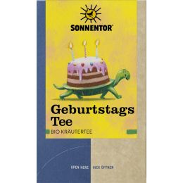 GeburtstagsTee, Doppelkammerbeutel bio