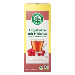 Hagebutte mit Hibiskus Früchtetee bio