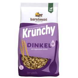 Krunchy Dinkel alternativ gesüßt 375g bio