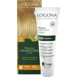 Pflanzenhaarfarbe Creme 200 kupferblond