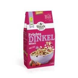 Dinkel Müsli Früchte Demeter bio