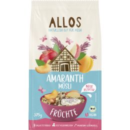 Amaranth Müsli Früchte bio