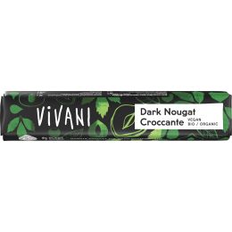 Dark Nougat Croccante Riegel bio