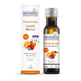 Omega Orange Leinöl-Mixtur bio