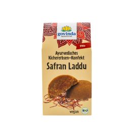 Ayurvedisches Kichererbsenkonfekt Laddu Safran bio