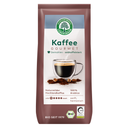 Kaffee Gourmet, entkoffeiniert, gemahlen bio