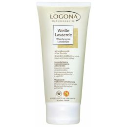 Weiße Lavaerde Waschcreme Lotusblüte