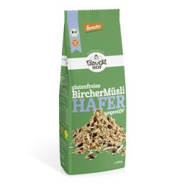 Bircher Müsli Hafer, glutenfrei, ungesüßt bio