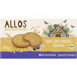 Keks-Duo Frucht Blaubeere bio