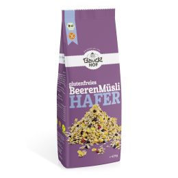 Hafermüsli mit Beeren, glutenfrei bio