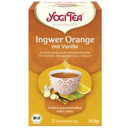 Ingwer Orange mit Vanille Kräuterteemischung bio