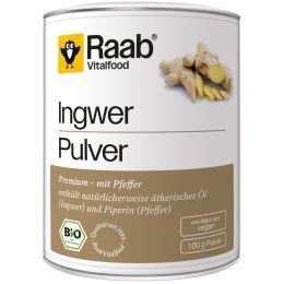 Bio Ingwer Premium mit Pfeffer Pulver