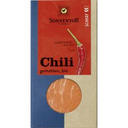 Chili gemahlen, bio